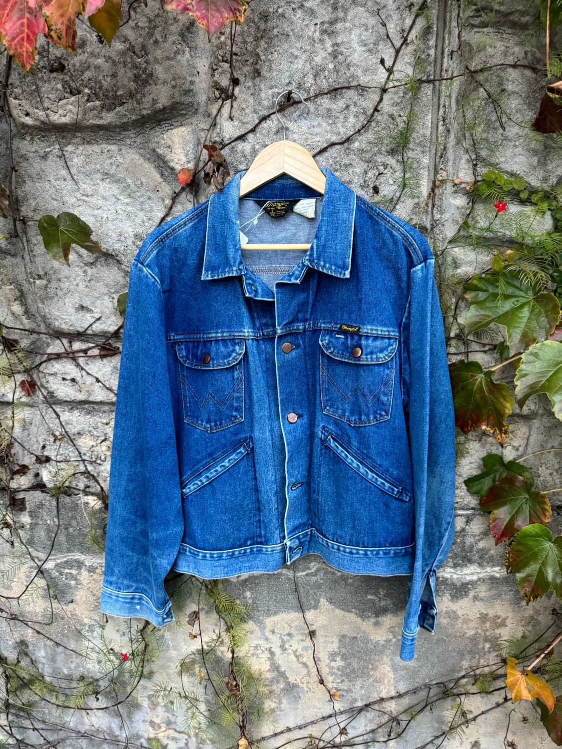 70s~80s wrangler 랭글러 74126nv 데님 트러커 자켓 상품이미지1