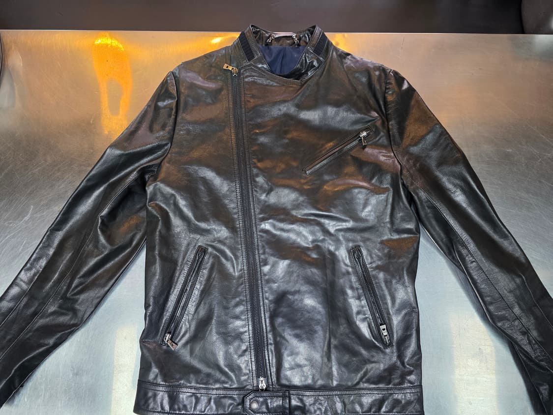 지오송지오 가죽더블 라이더자켓 L 상품이미지1