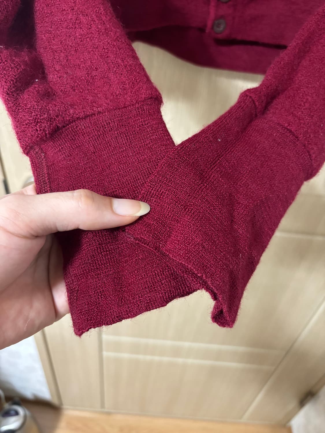 라코스테 버건디 가디건 상품이미지6