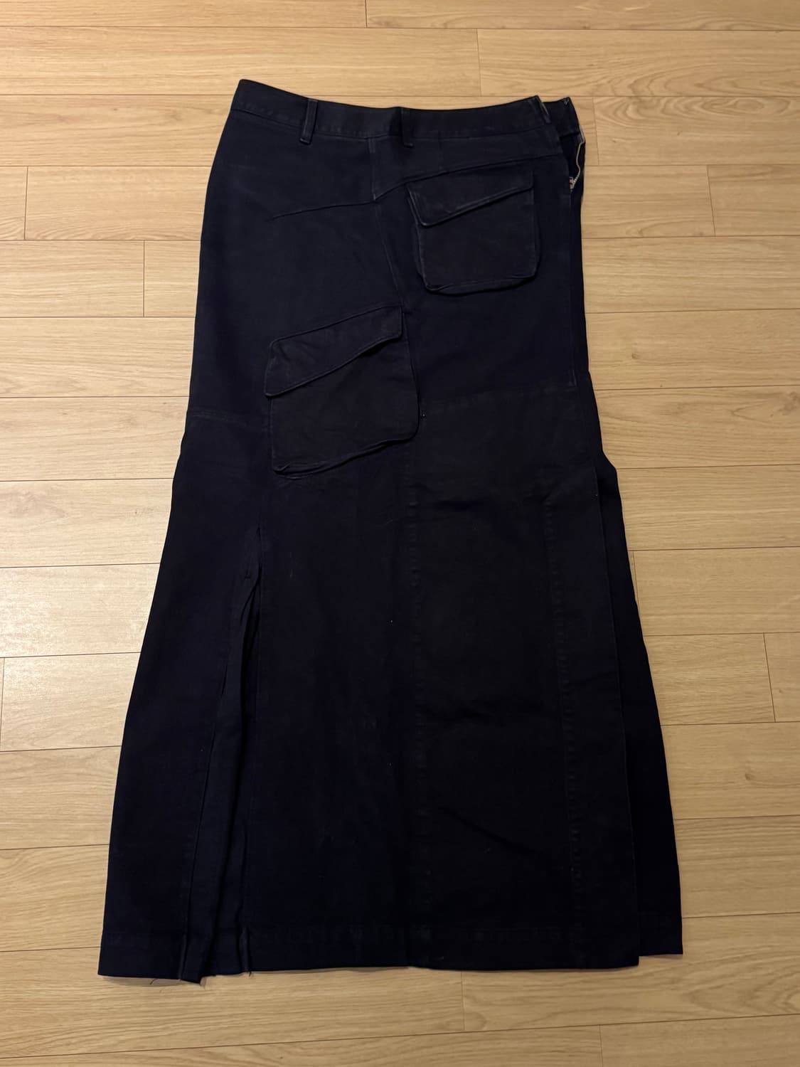 ÉÉ nouvmaree CARGO MAXI SKIRT NAVY 상품이미지8
