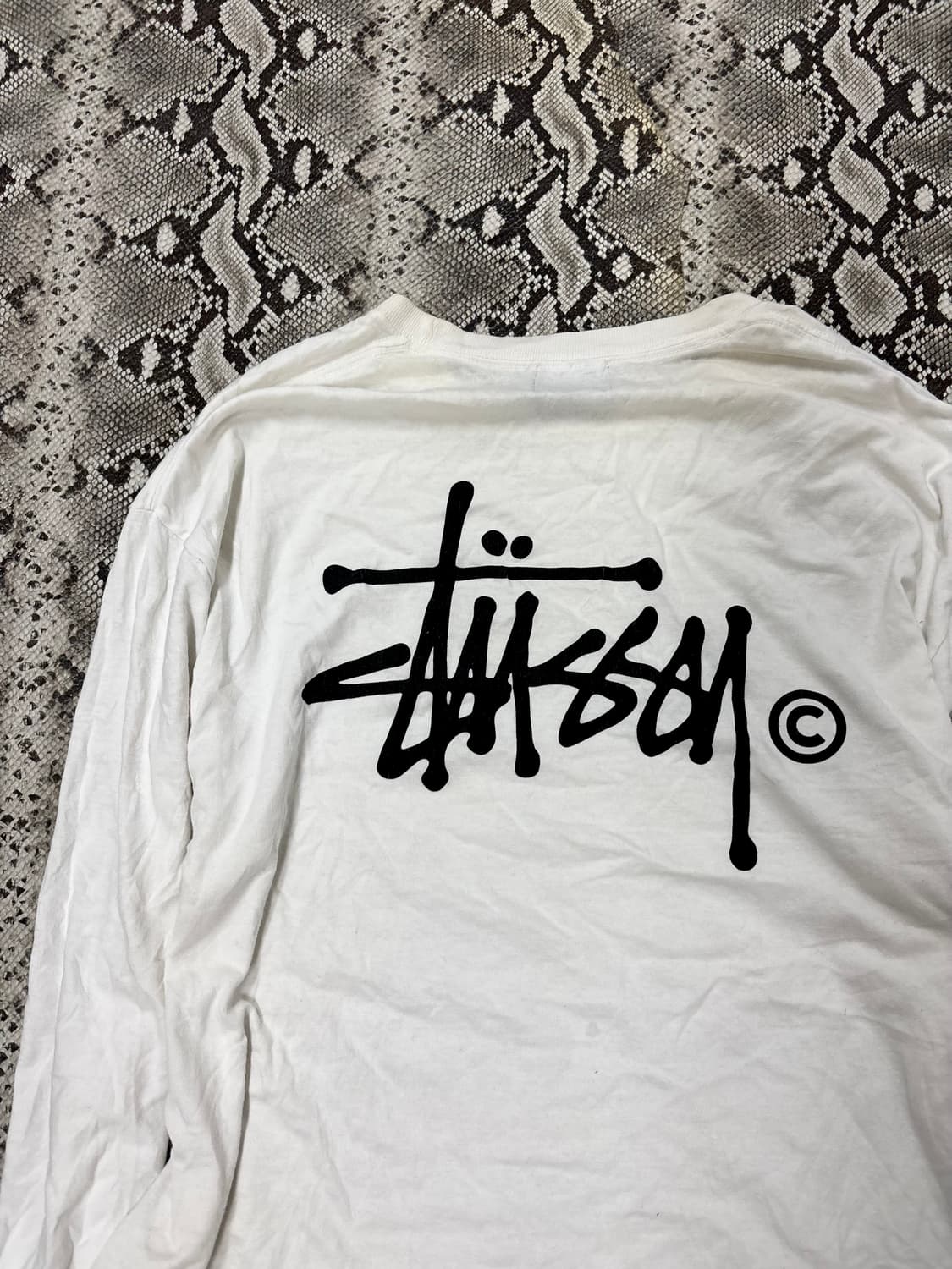 “Stussy” Logo Print White Sleeve 상품이미지10