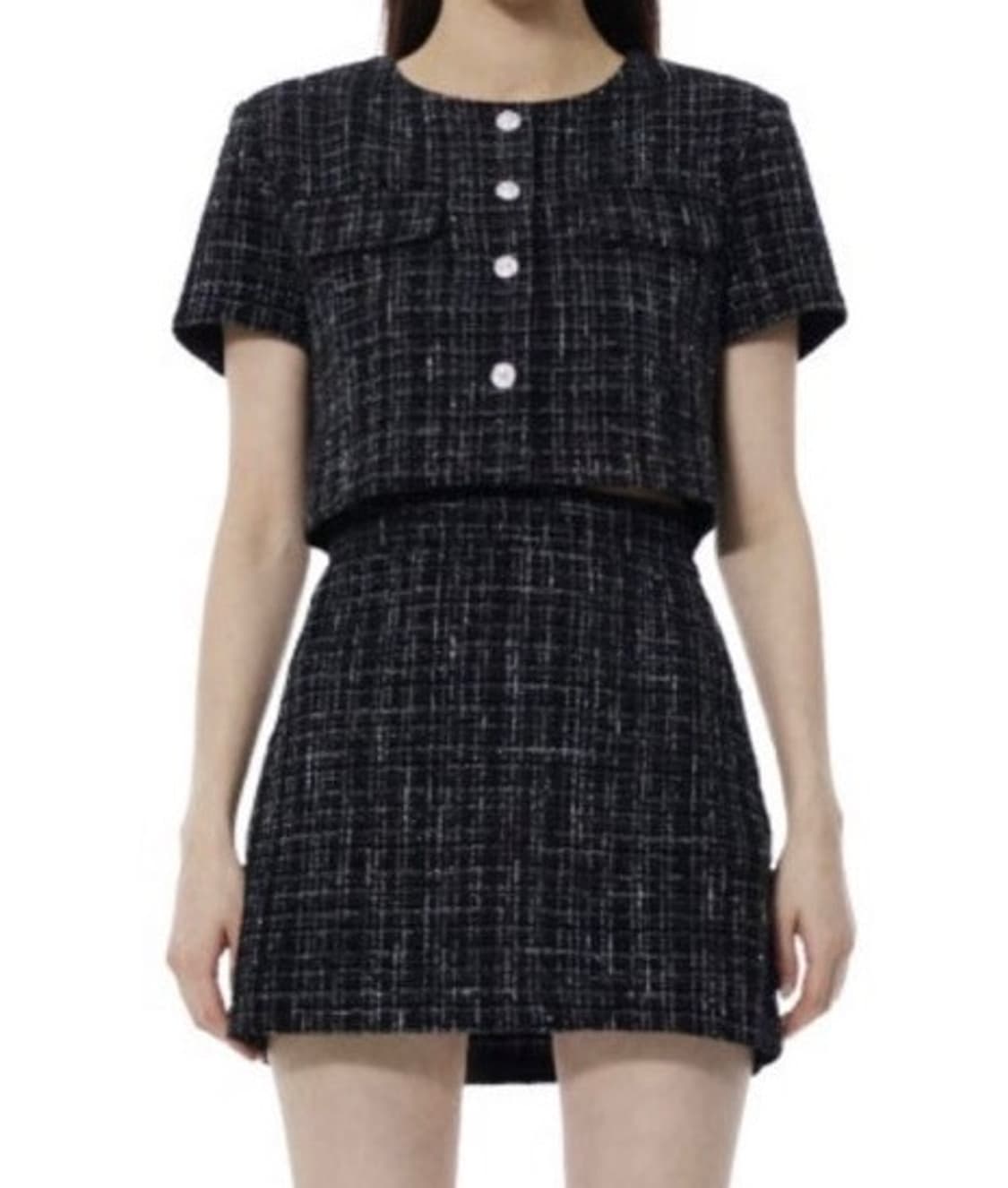 큐리티 트위드 셋업 상품이미지4