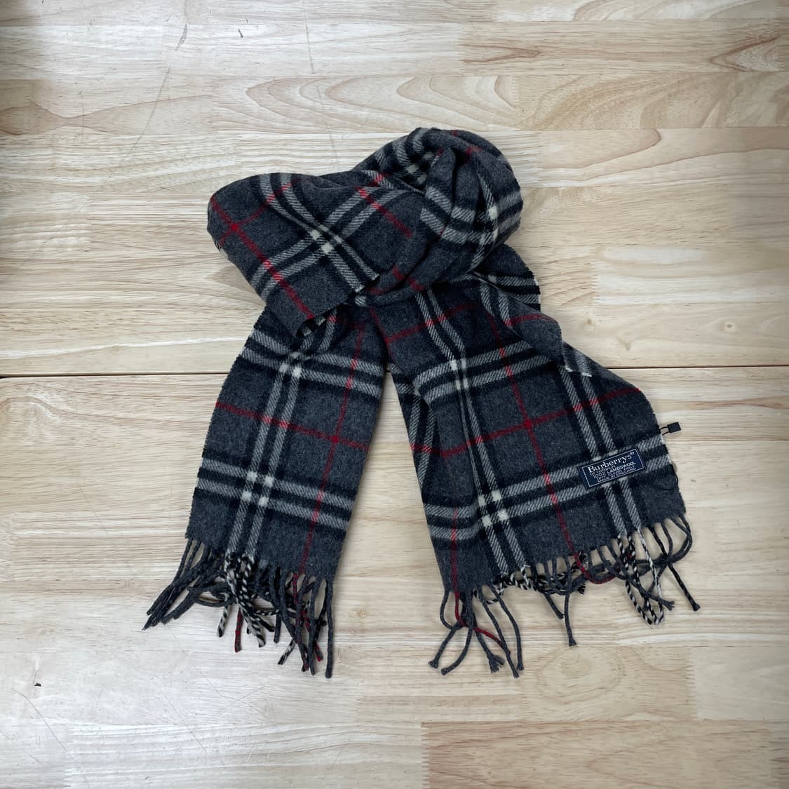 버버리 정품 램스울 머플러 차콜 상품이미지1