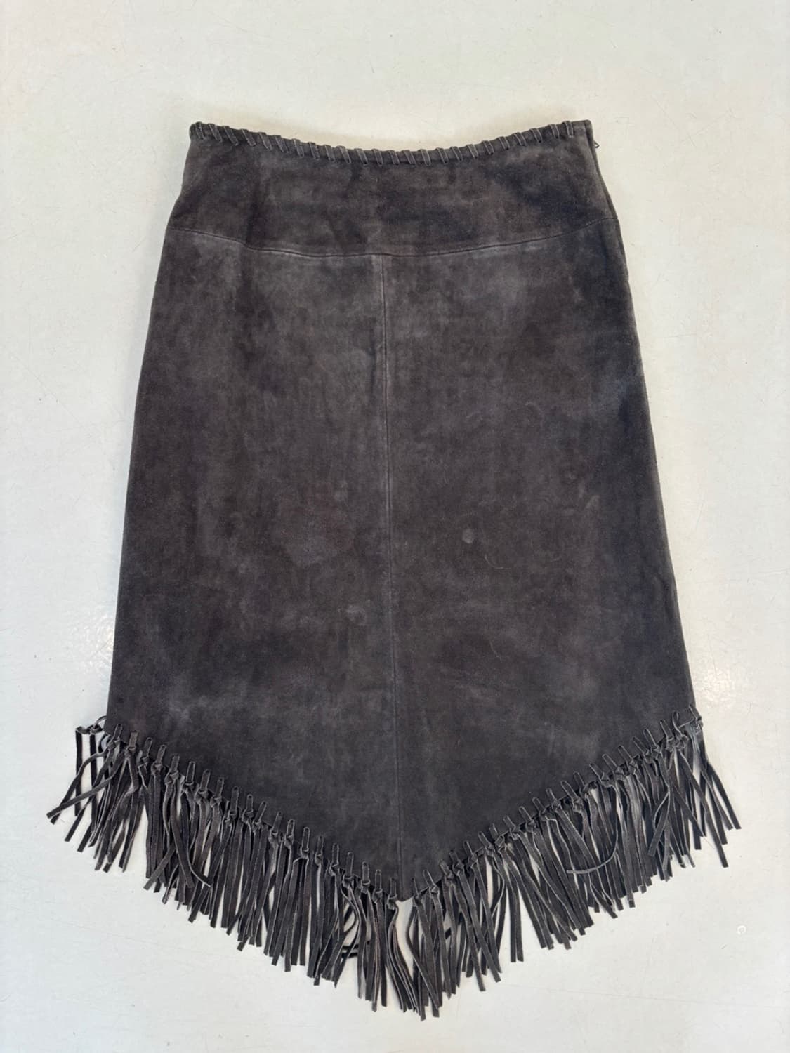 Vintage Stefanel Suede Leather Skirt 상품이미지2