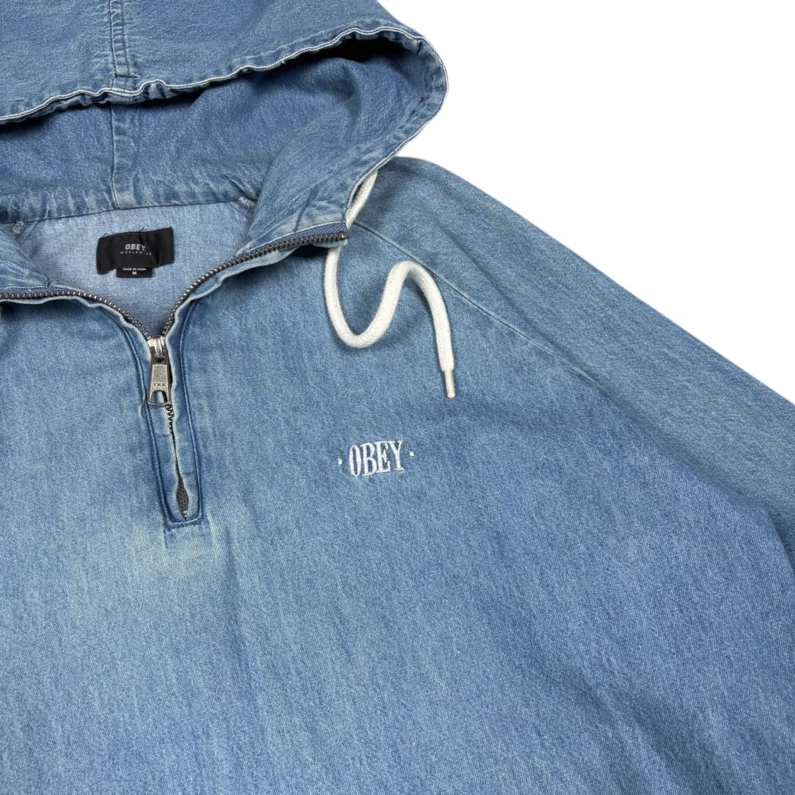 오베이 데님 후드 풀오버 상품이미지2