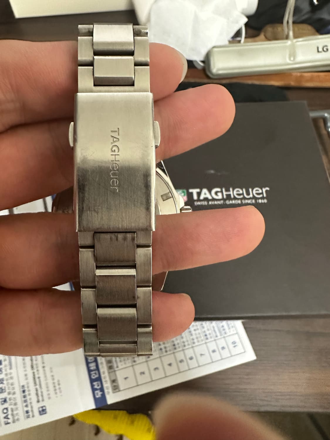 태그호이어 아쿠아레이서 오토매틱 청판 상품이미지5