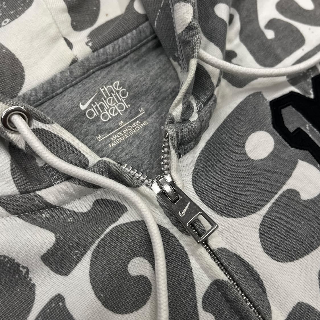 나이키 숫자 패턴 후드집업 상품이미지4