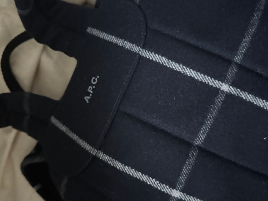A.P.C. Apc check backpack 체크 백팩 상품이미지2