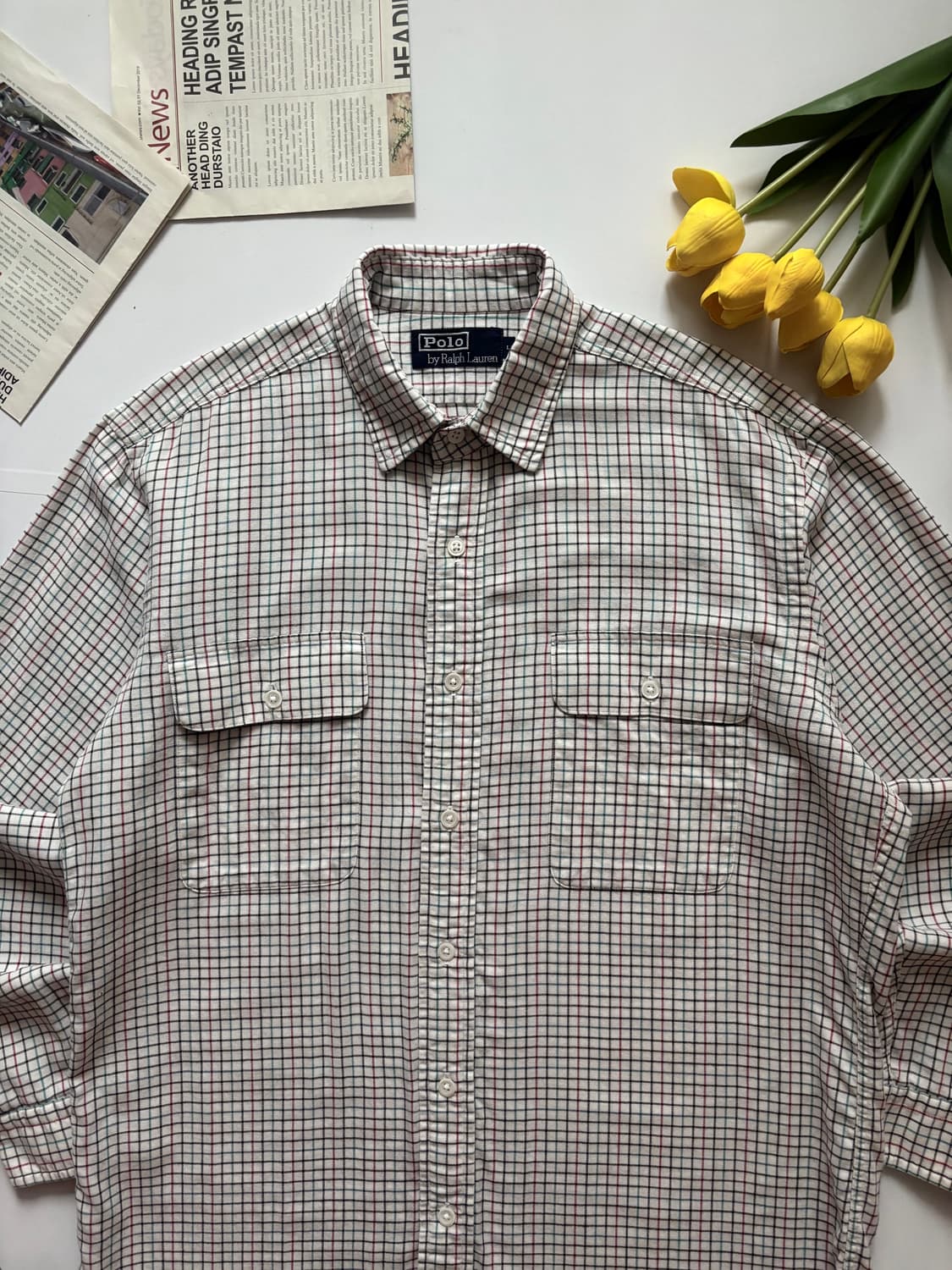 Polo 폴로랄프로렌 웨스턴 체크 셔츠 상품이미지3