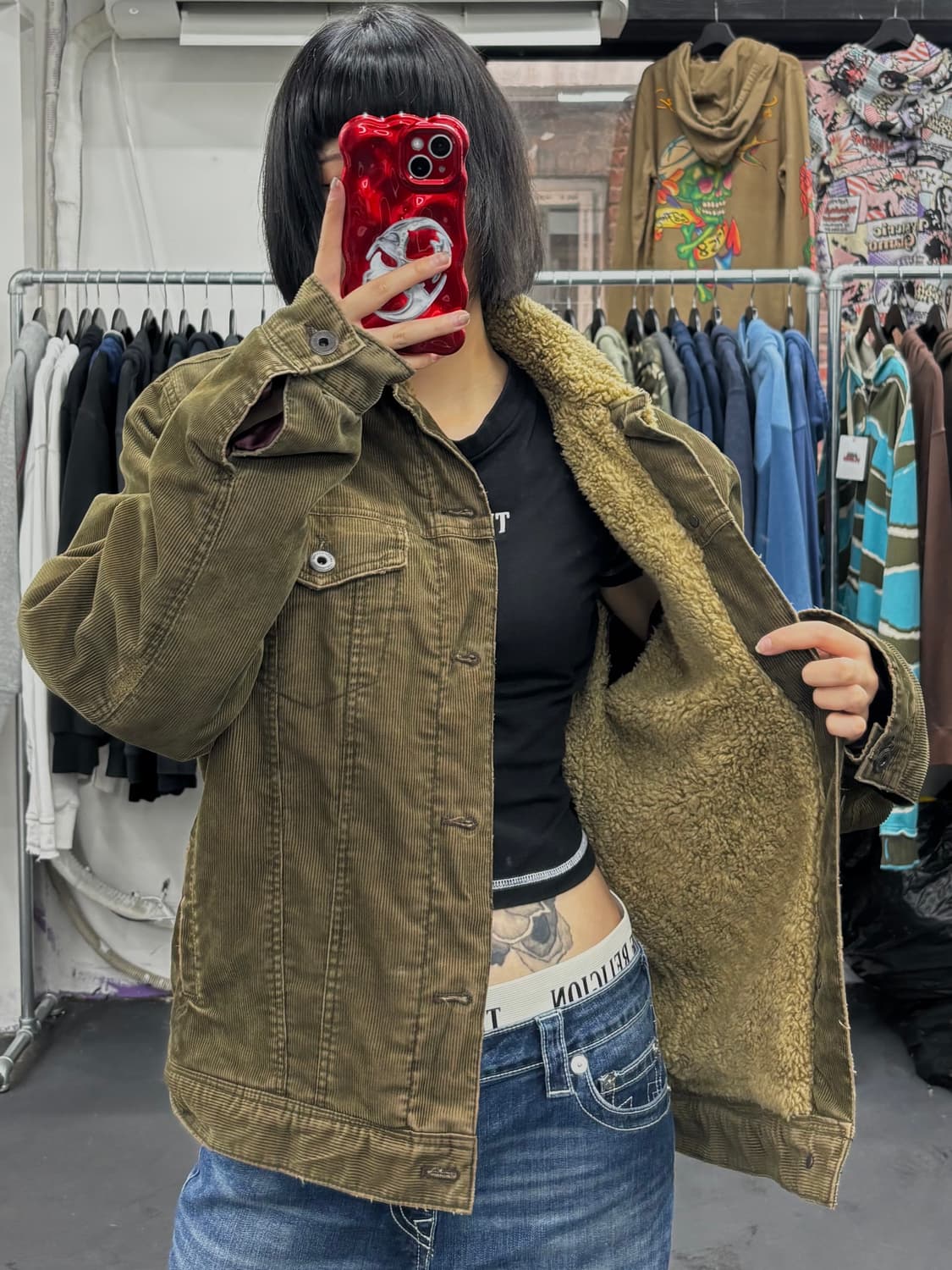 VTG 코듀로이 쉐르파 자켓 상품이미지1