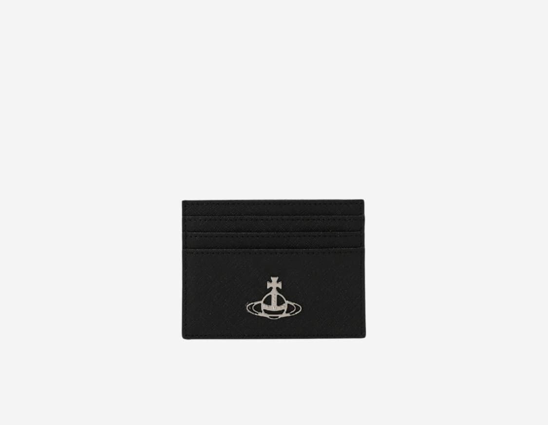 Vivienne Westwood Logo Card Holder Black 상품이미지1