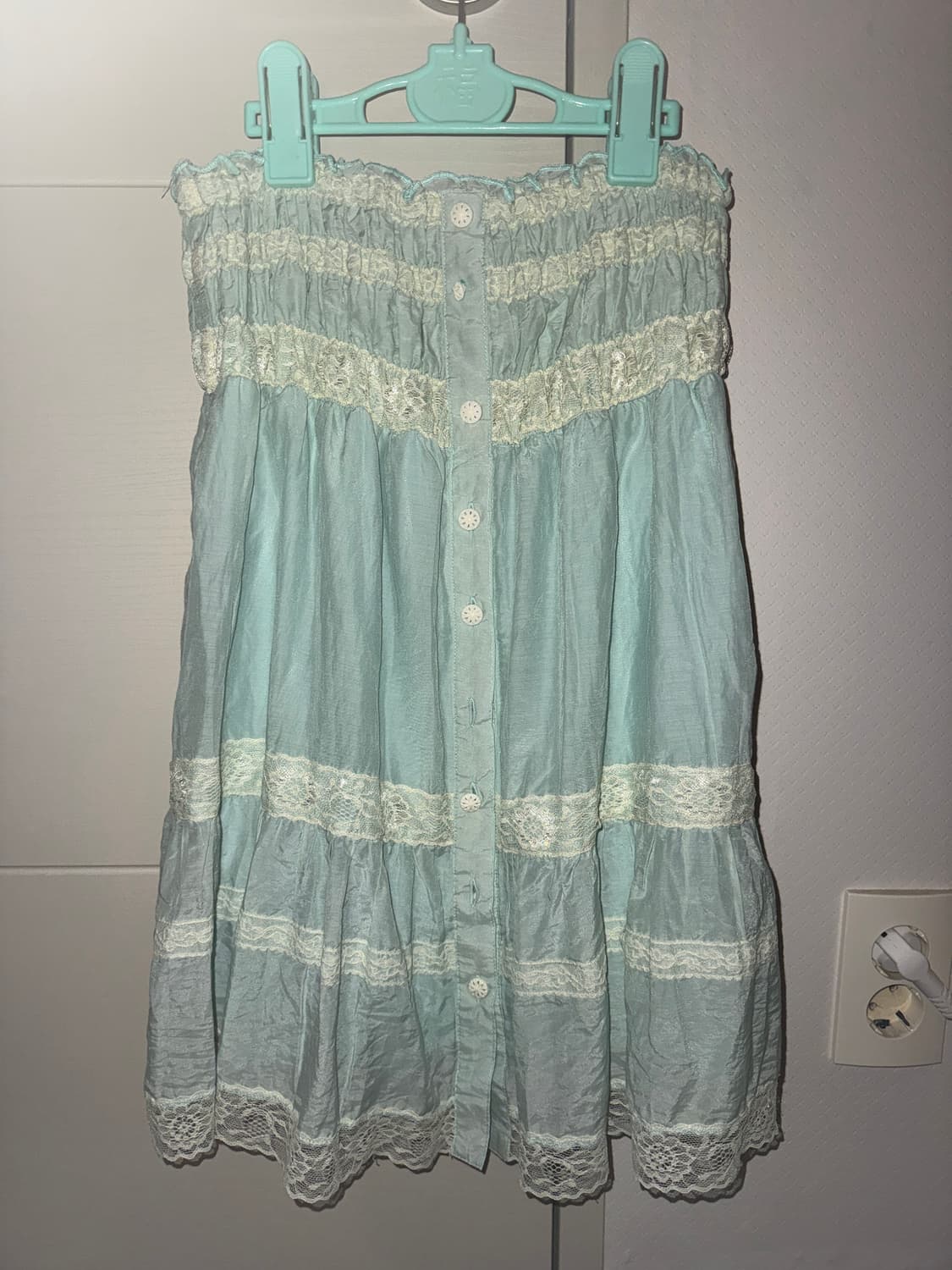 y2k 레이스 로맨틱 탑 상품이미지1