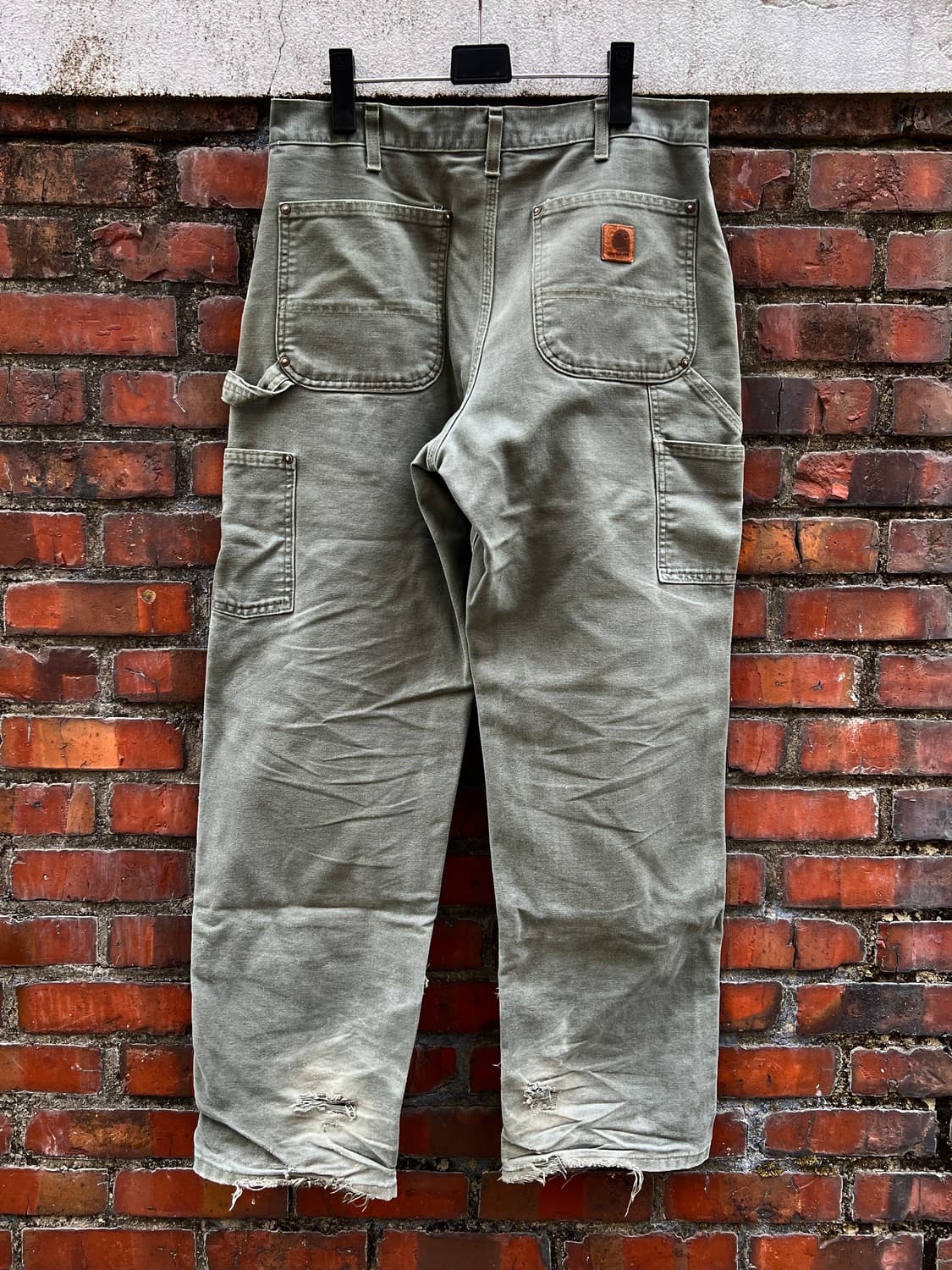 OG carhartt 칼하트 더블니 팬츠 모스그린 상품이미지2