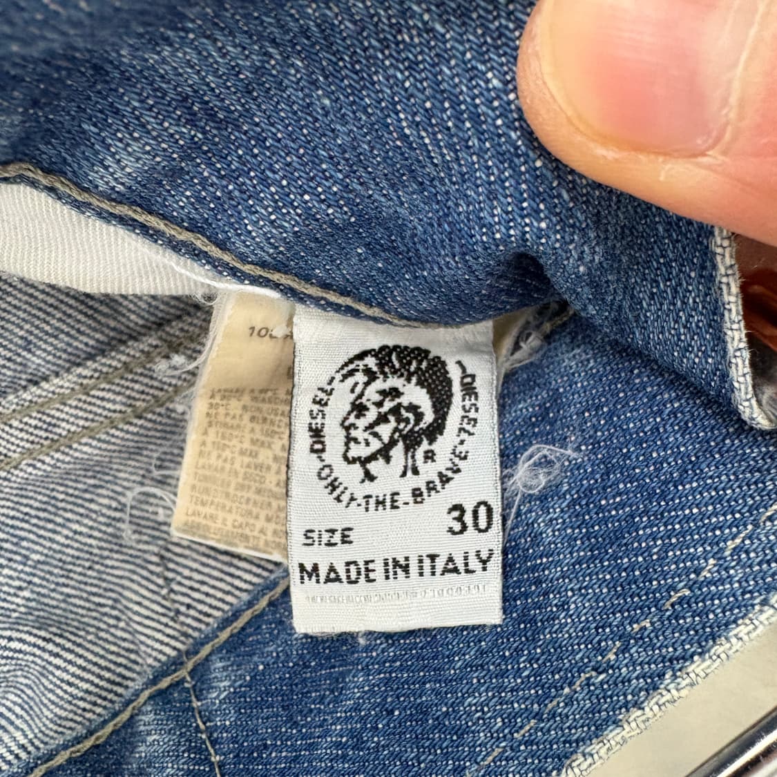 디젤 빈티지 데님 청바지 30in 상품이미지8