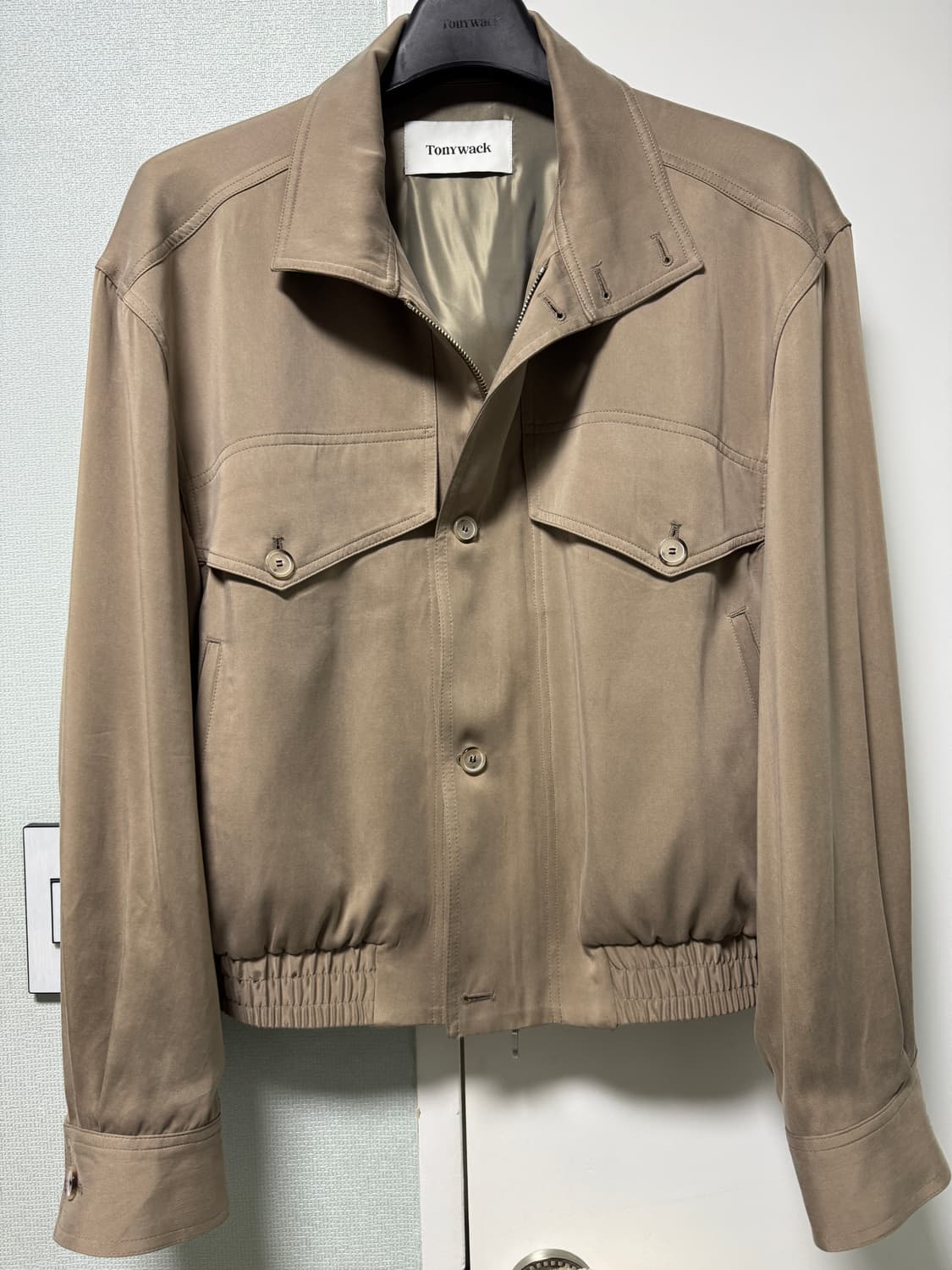 토니웩 26ss 오버사이즈 블루종 샌드베이지 상품이미지2