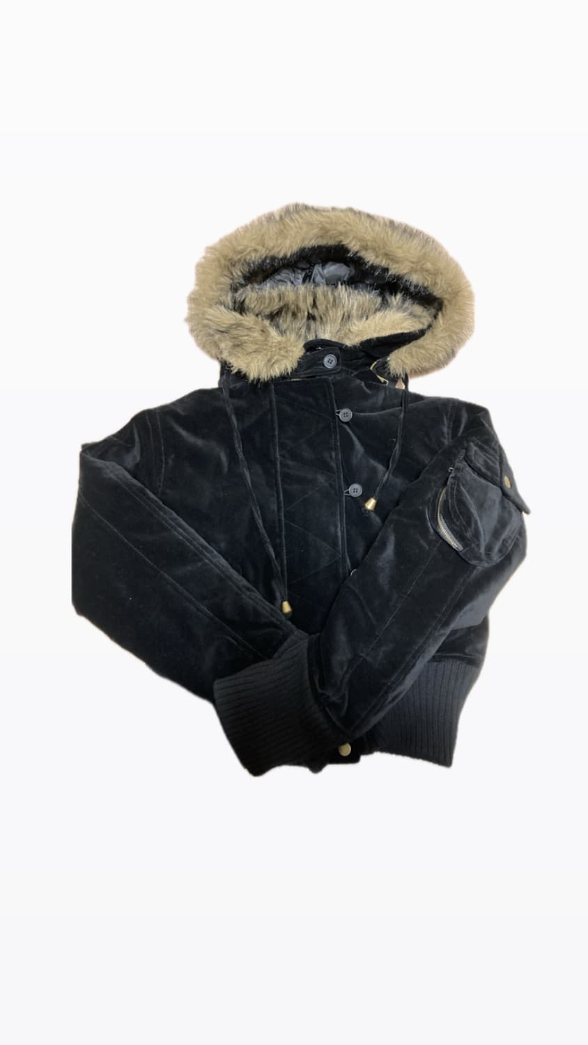 빈티지 퍼 패딩 상품이미지1