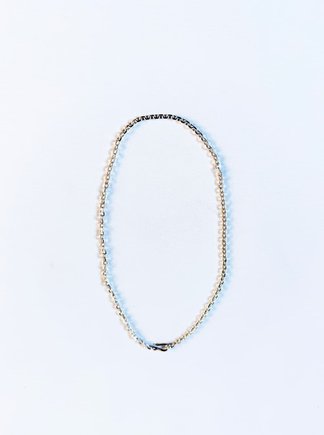 925 실버 각체인 상품이미지1