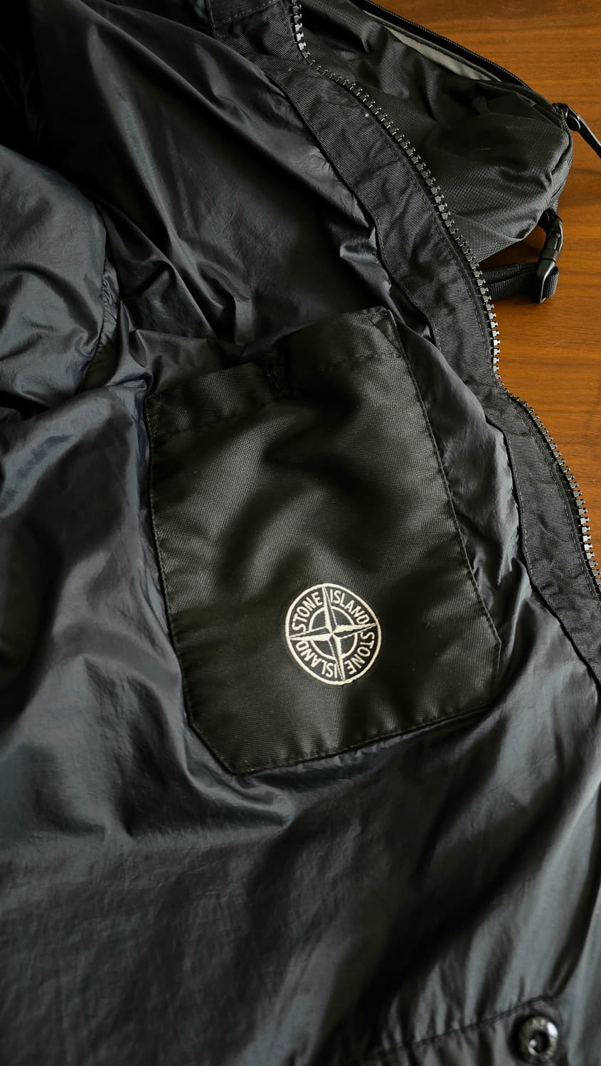 스톤아일랜드 40522 크링클랩스 후드 패딩 블랙 상품이미지7