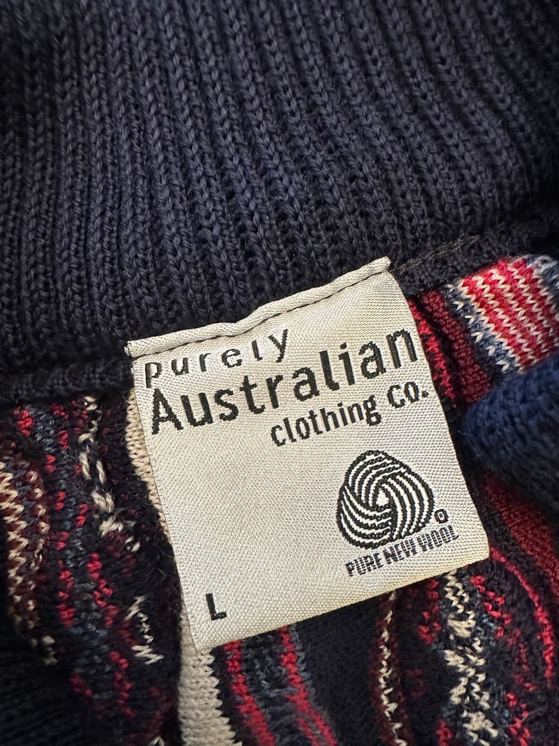 퓨얼리 케이블 니트 집업 처분 쿠지맛  상품이미지3