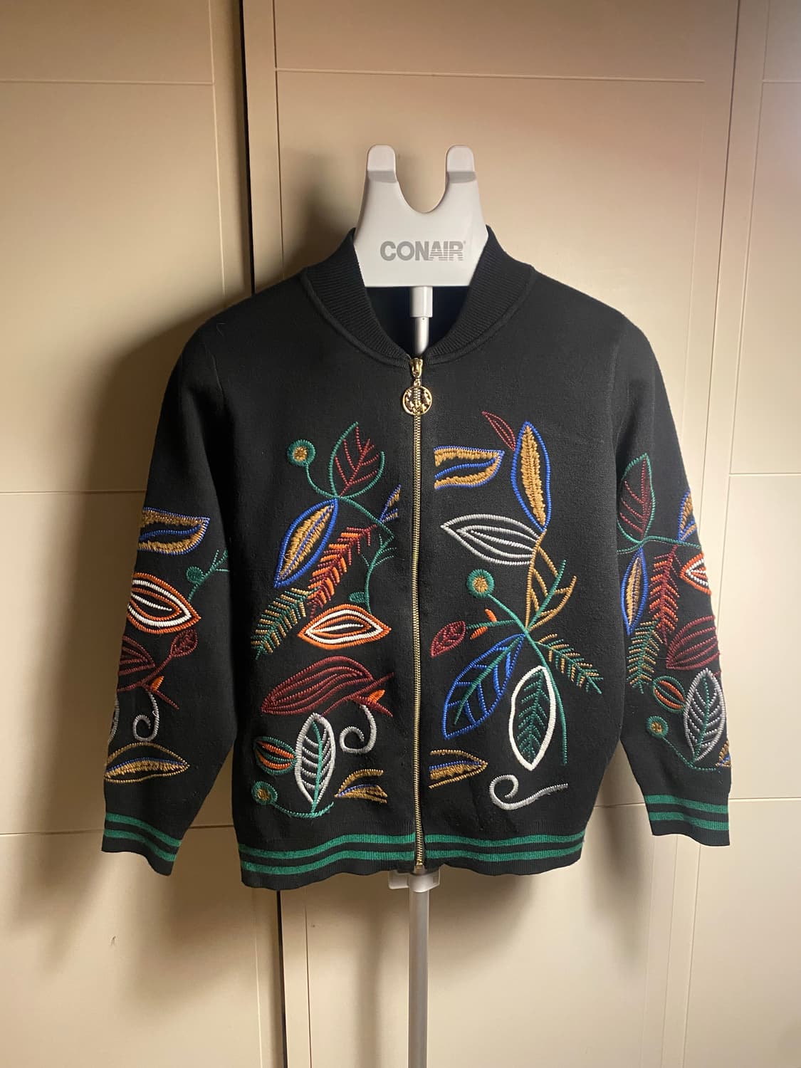 자수 빈티지 가디건m 상품이미지1