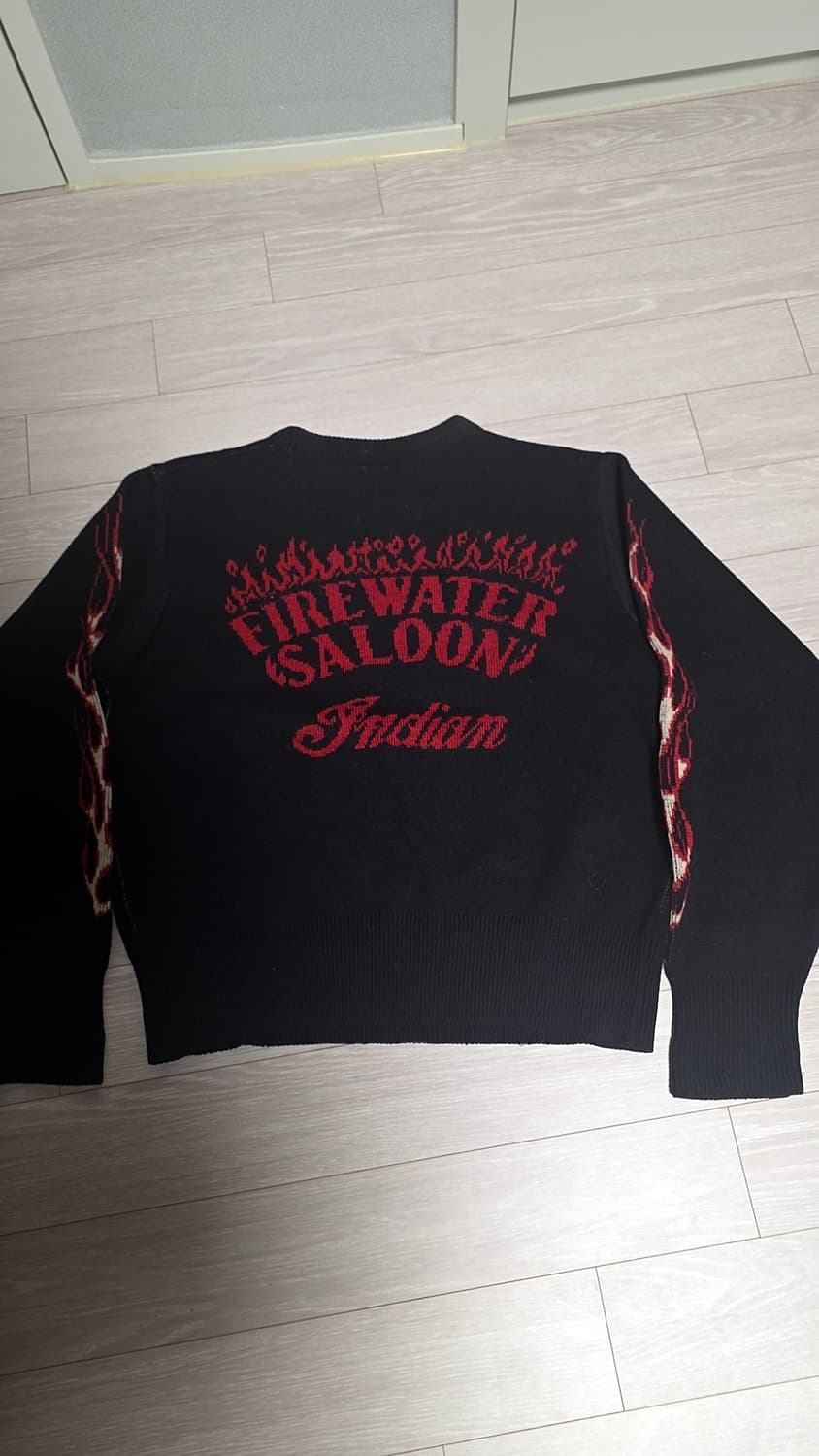 인디언 모터사이클 flame knit sweater 상품이미지2