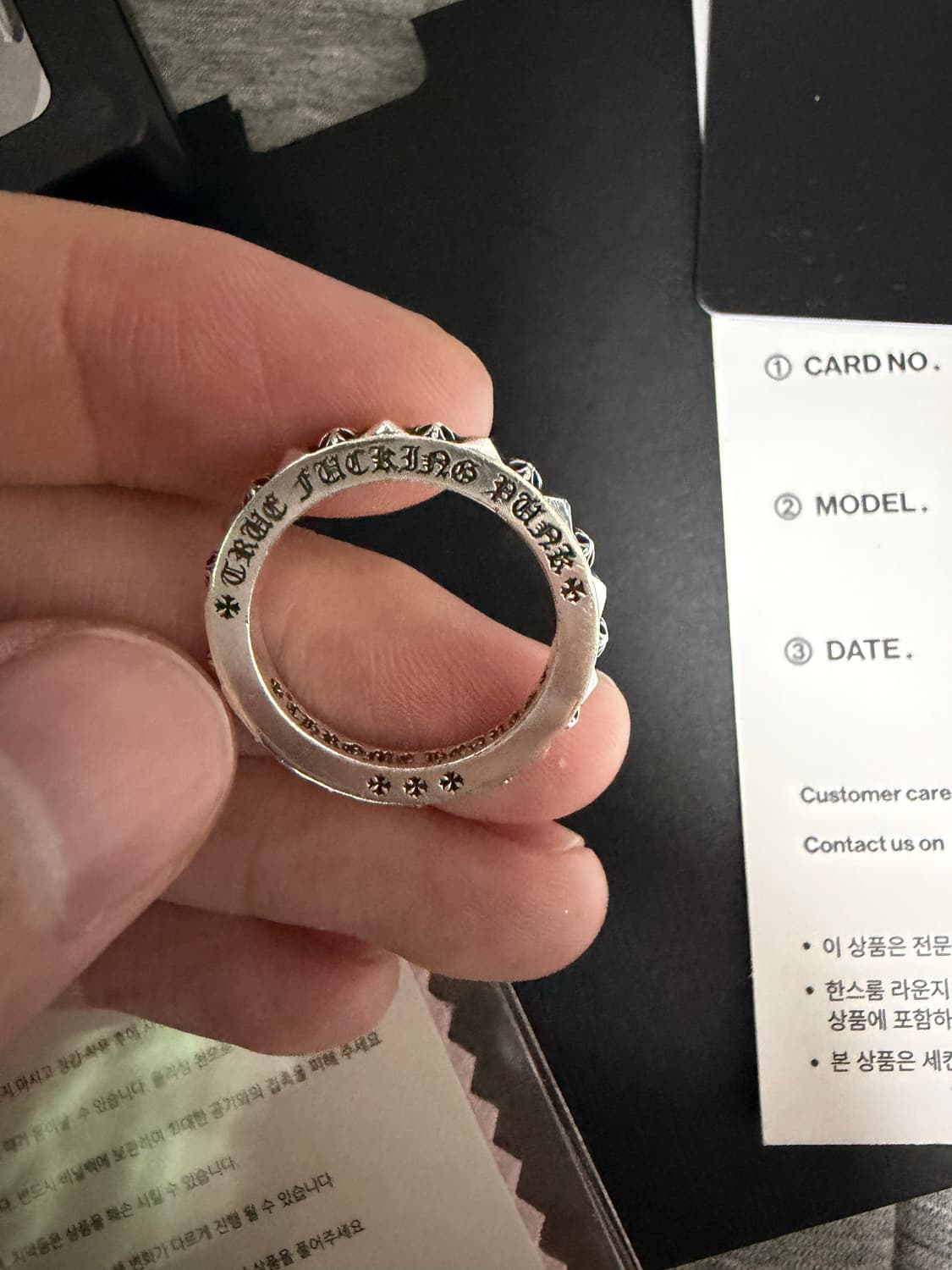 크롬하츠 TFP 펑크링 US 9호 상품이미지3