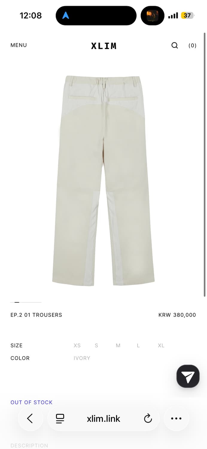 XLIM EP.2 01 TROUSERS 상품이미지2