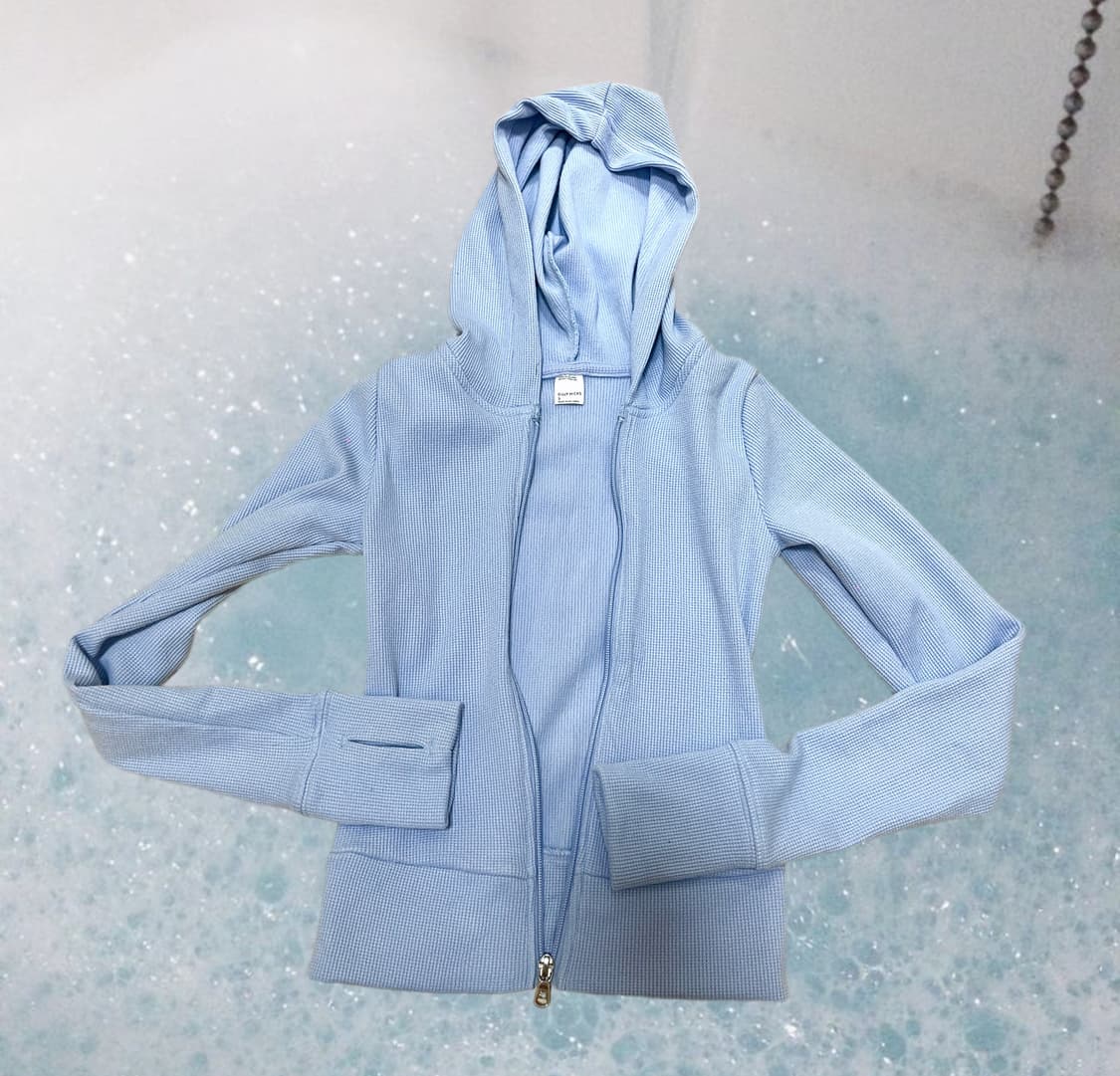 홀리스터 와플 워머 슬리브 후드집업 상품이미지1