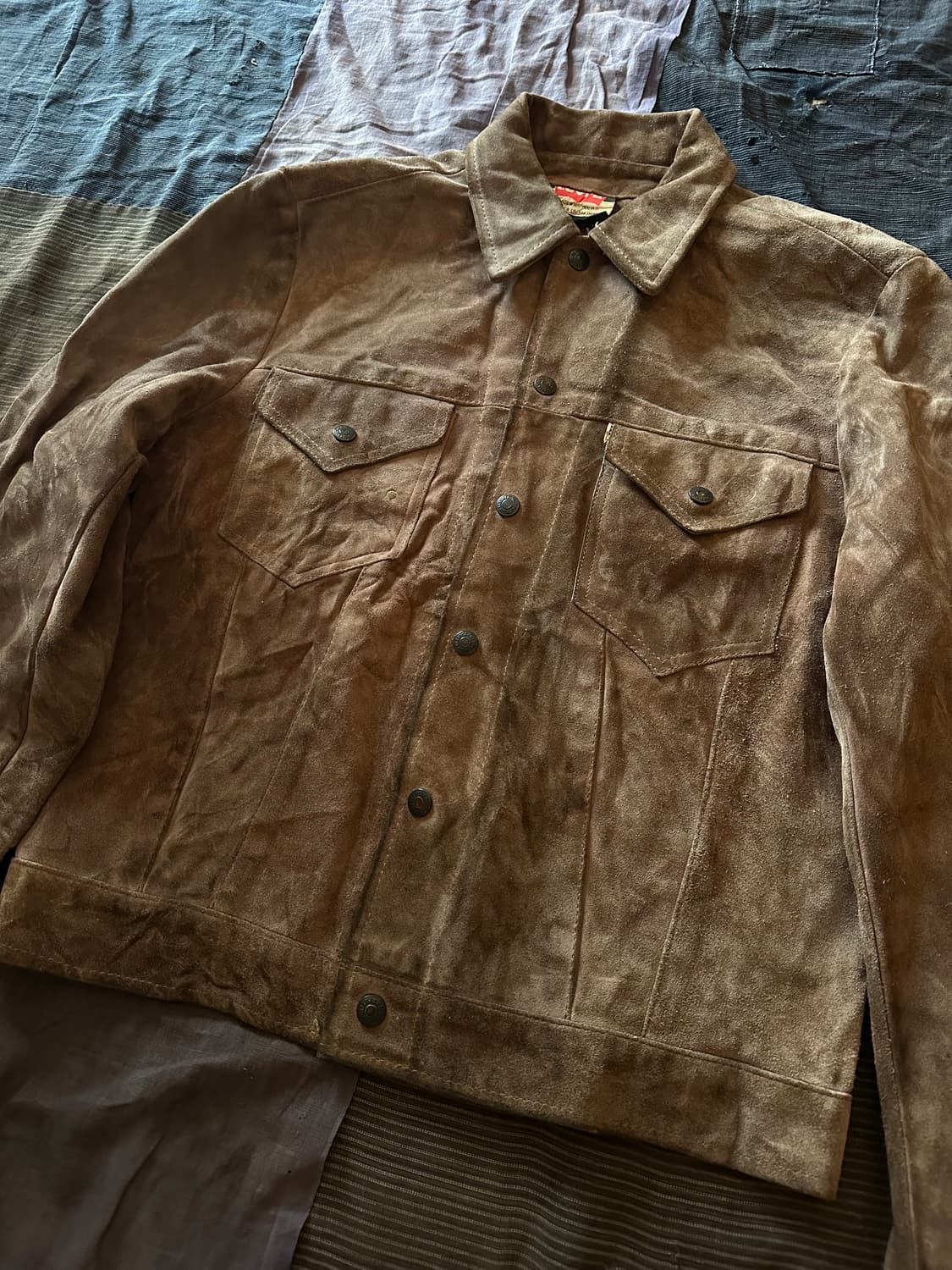 60s 70s Levis Big "E" 3rd Suede Jacket 상품이미지5