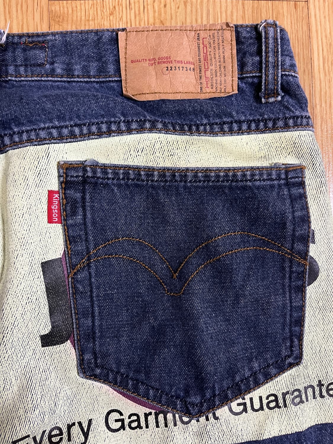 kingson 킹슨 그래픽 데님 상품이미지3