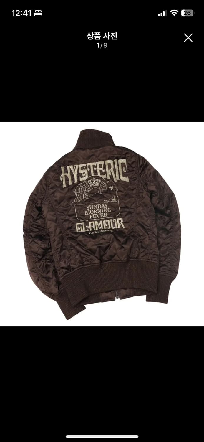 히스테릭 글래머 퀼팅자켓 상품이미지2