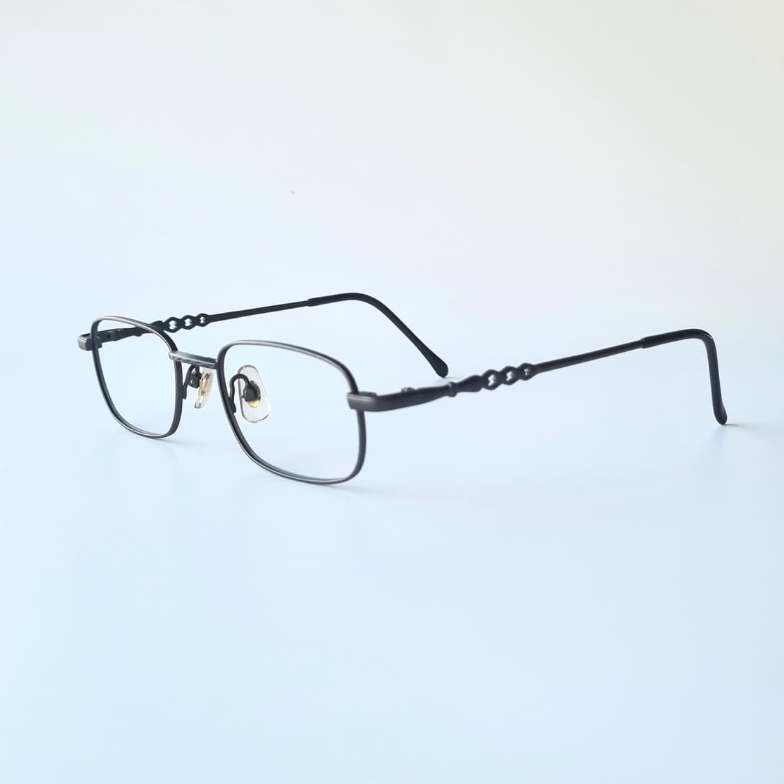 데드스탁 건메탈 그레이 사각 레트로 안경테 378 상품이미지3