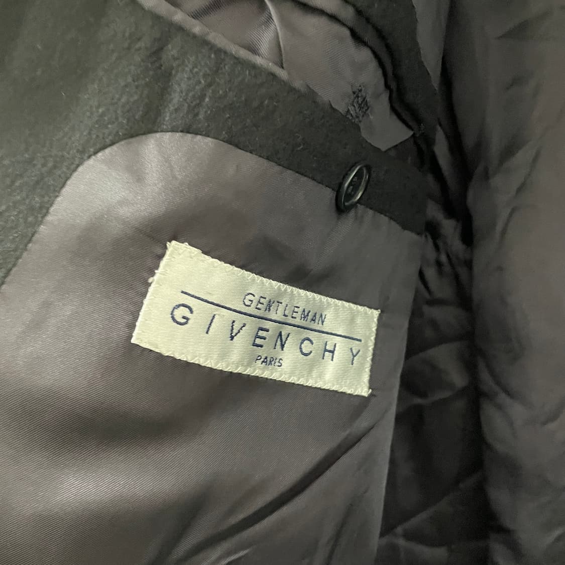 지방시 캐시미어 블랙 코트 48 상품이미지5