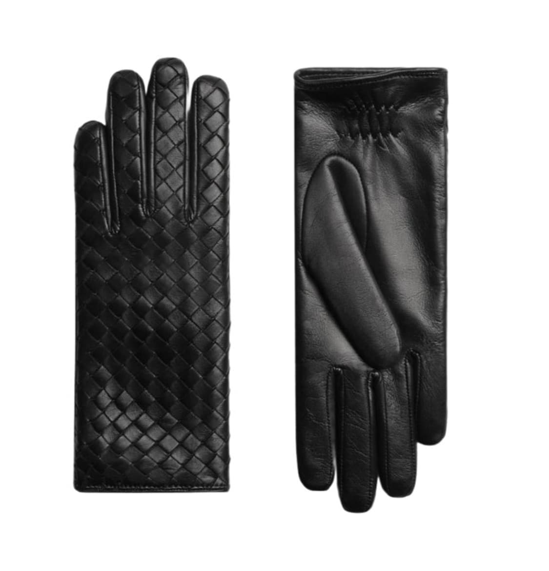 우븐 레더 여성용 장갑 (새상품) 상품이미지2
