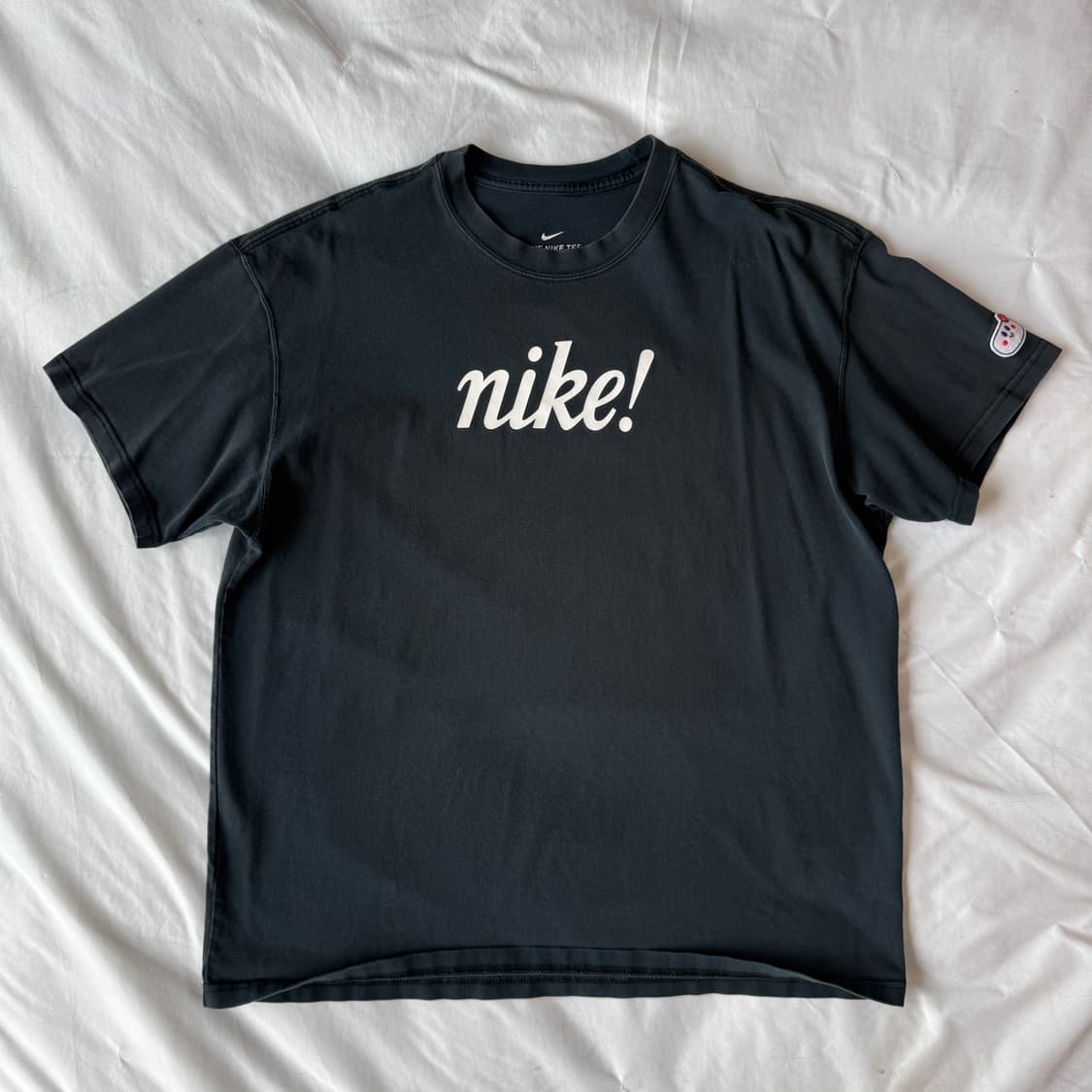 나이키 나이키 블랙 nilk! 로고 티셔츠 XXL 상품이미지2