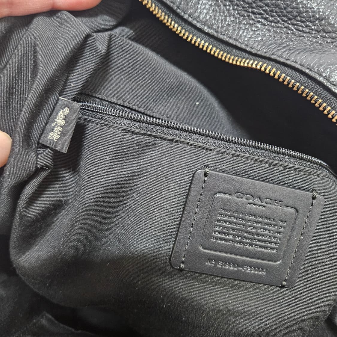 코치 레더 백팩 상품이미지4