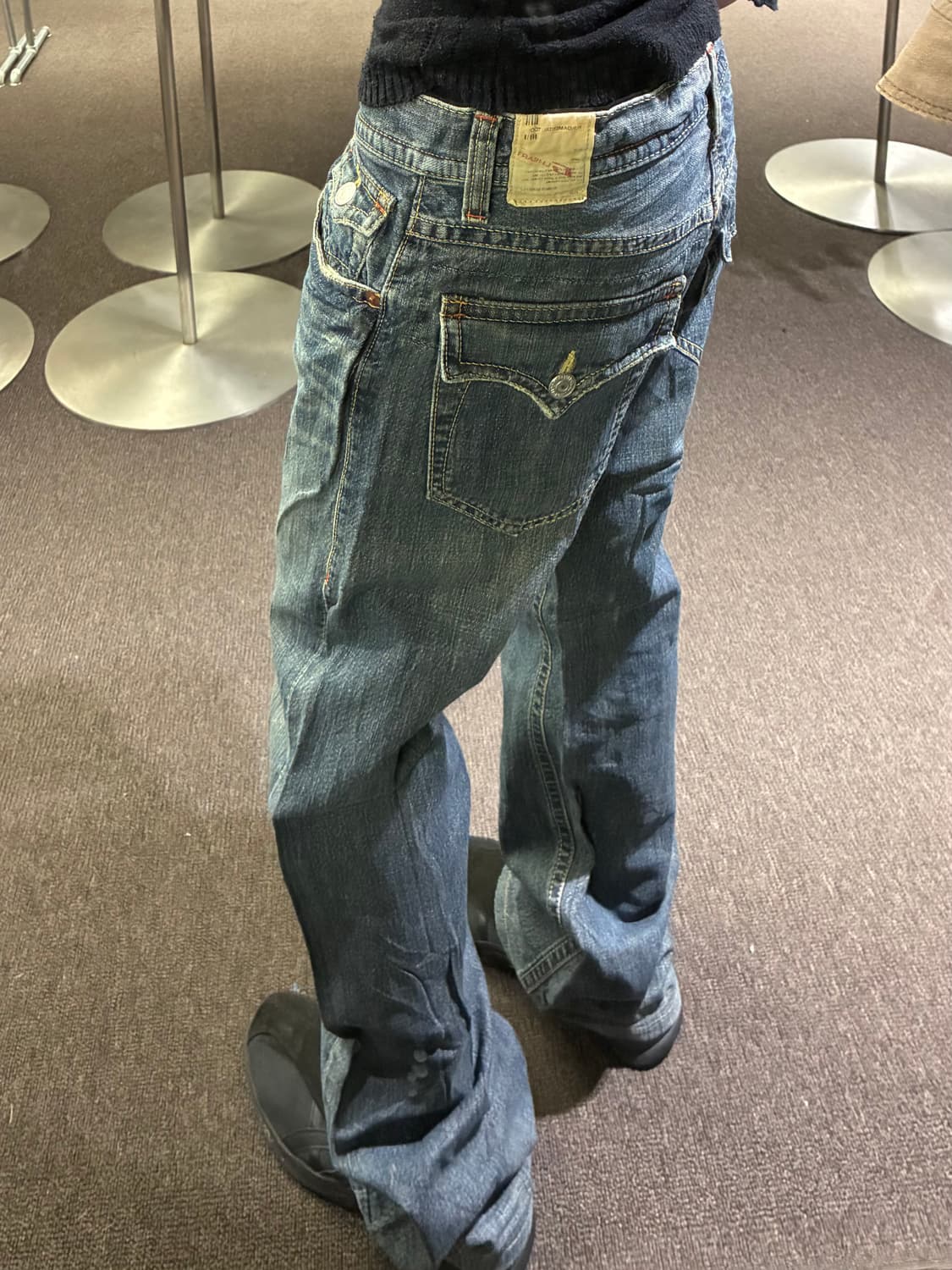 32)Japanese vintage 포켓 디테일 스트레이트핏 데님팬츠 상품이미지1