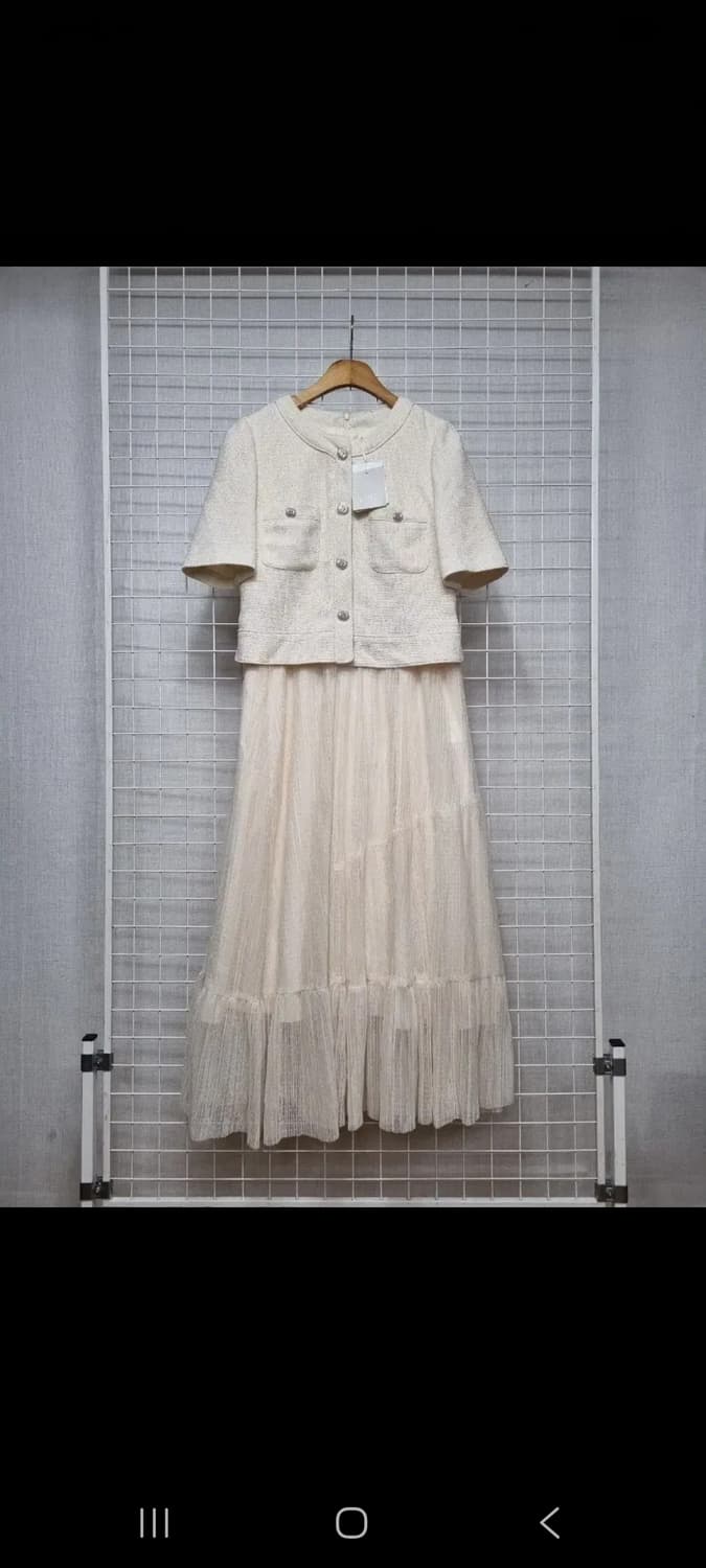 (새상품) LINE 라인 트위드원피스 상품이미지2