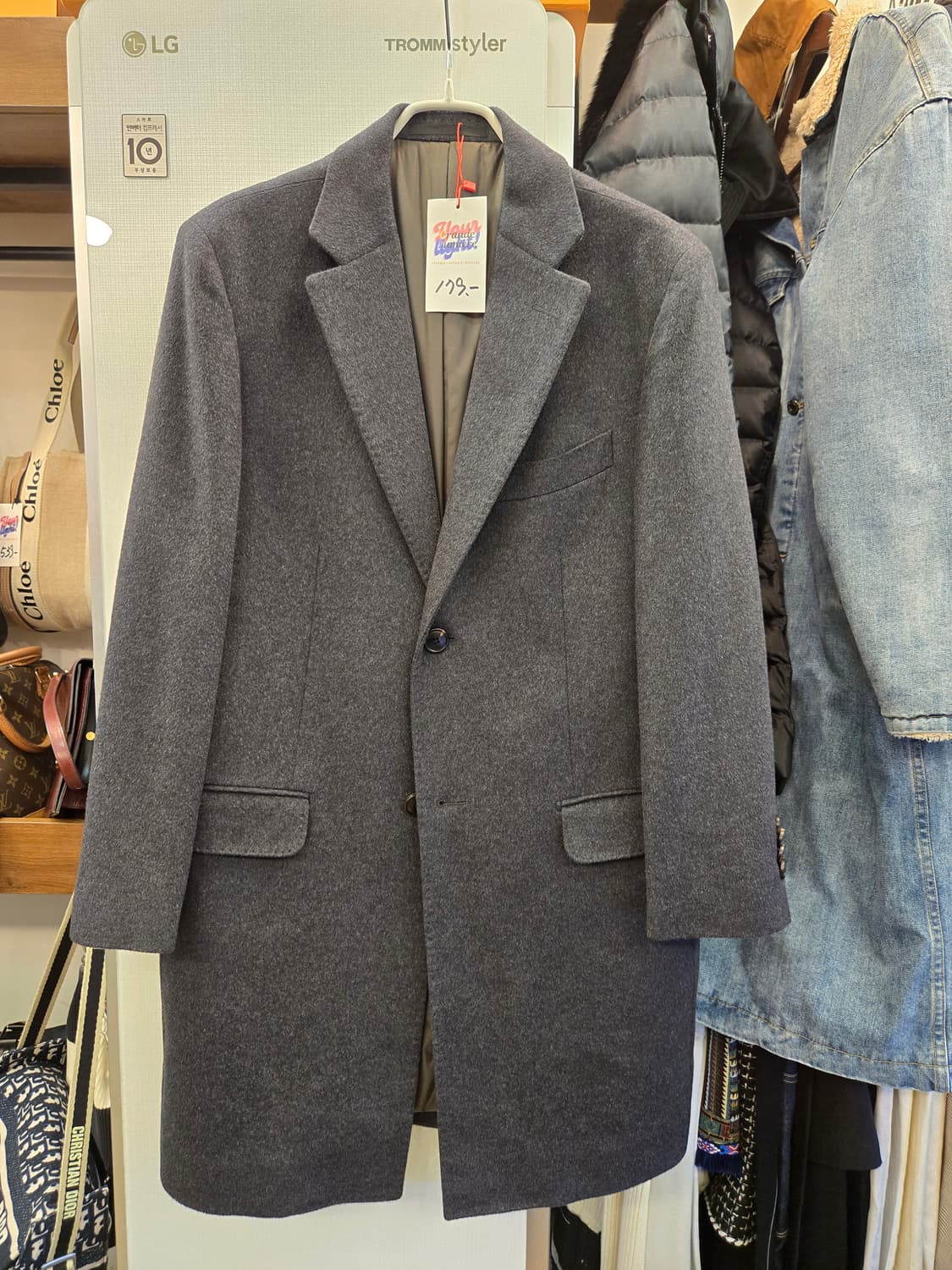 [쿨거환영]PAL ZILERI 캐시미어 98% 최고급 싱글 코트 상품이미지1