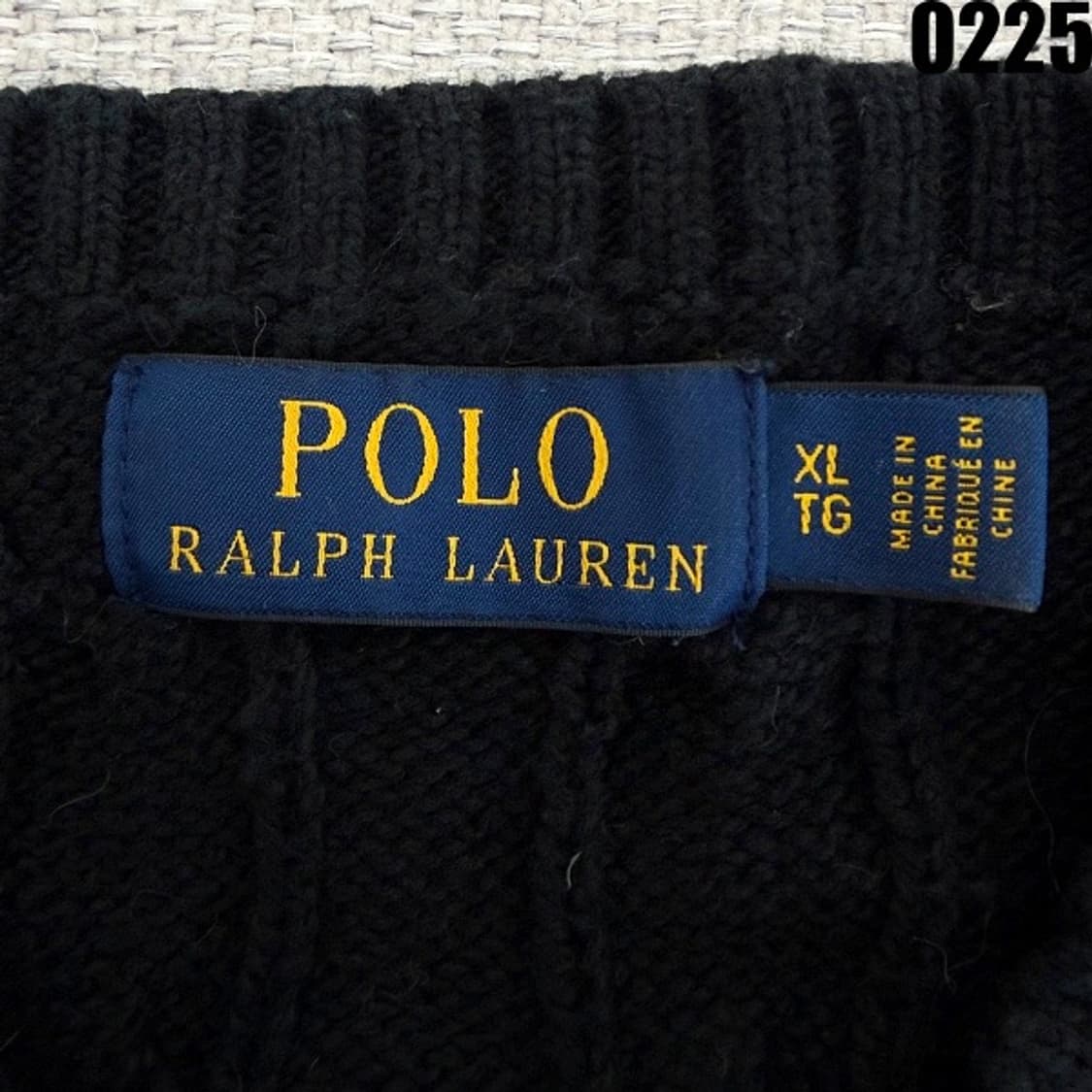 폴로 랄프로렌 꽈배기 케이블 니트 스웨터 XL 0225 상품이미지4