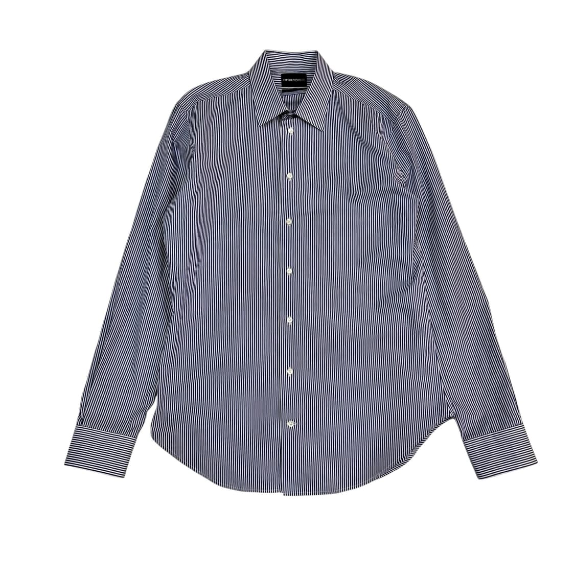 엠포리오아르마니 슬림 핏 스트라이프 셔츠 상품이미지1