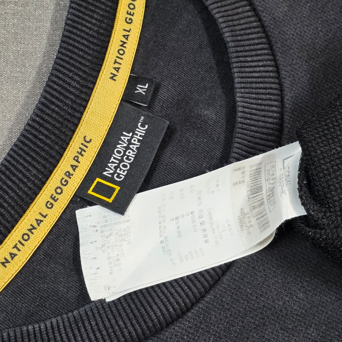 XL 105 내셔널지오그래픽 맨투맨 블랙 상품이미지5