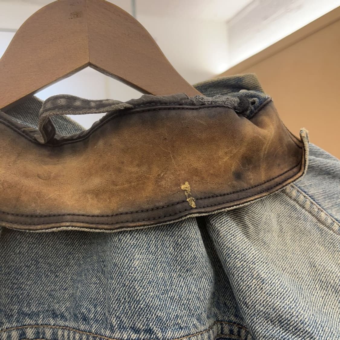 리바이스 빈티지 올드스쿨 트러커 워싱 데님 자켓 M C06734 상품이미지8