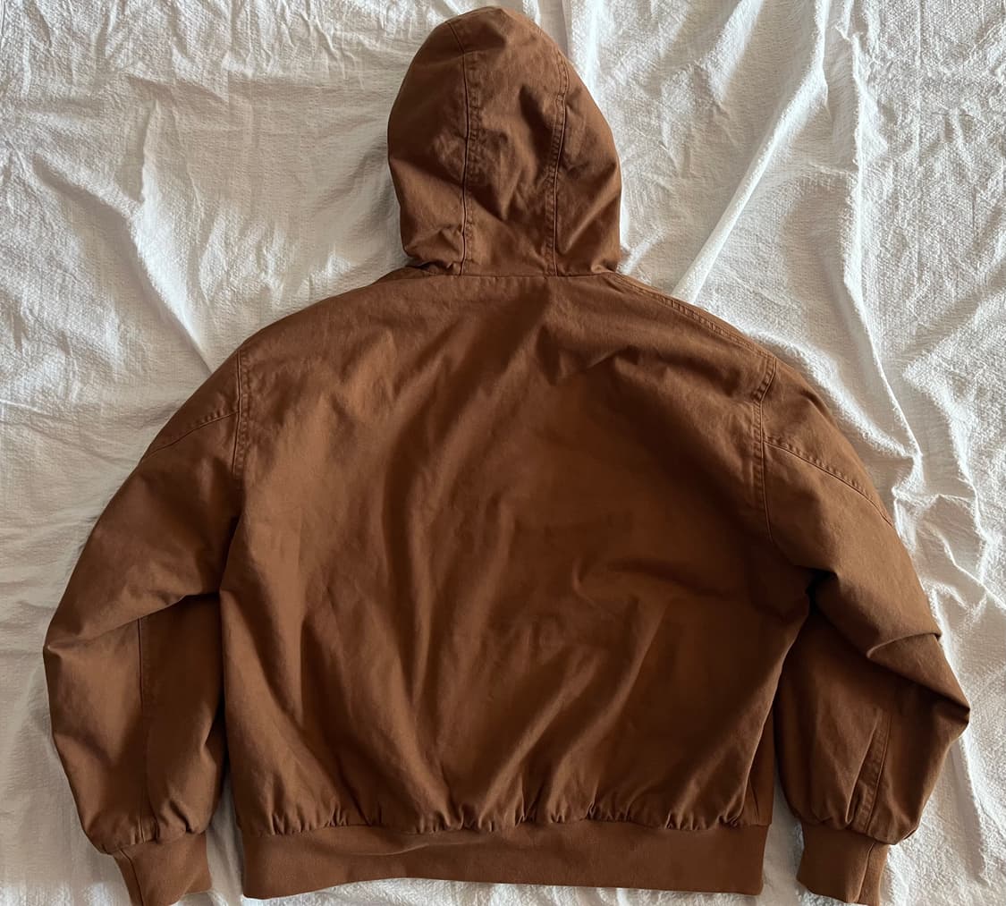 (새상품)(XL)GU 패디드 후드 집업 파카 (브라운) 액티브 자켓 상품이미지7