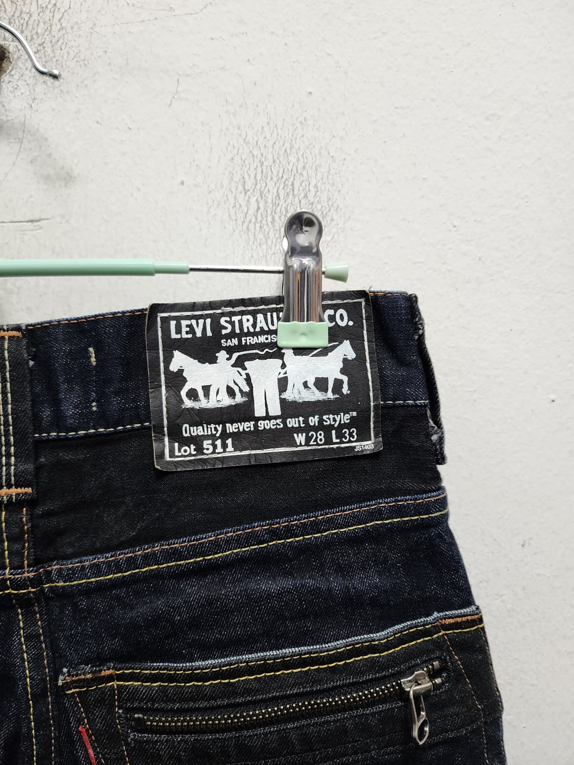 리바이스 511 하단디테일 슬림핏 데님 상품이미지9