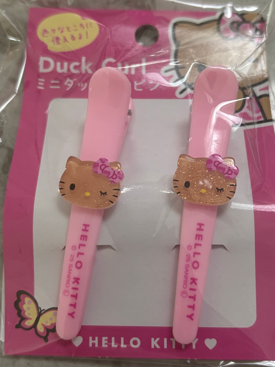 산리오 헬로키티 태닝 헤어집게핀 상품이미지1