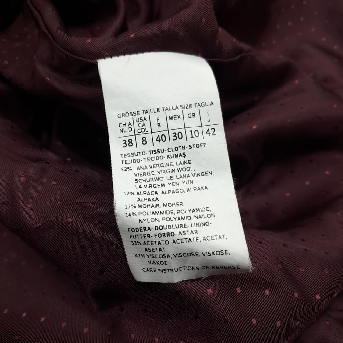 CN800W L 막스마라 위켄드 로즈핑크 알파카모헤어 블렌드 오버핏 코트 상품이미지6