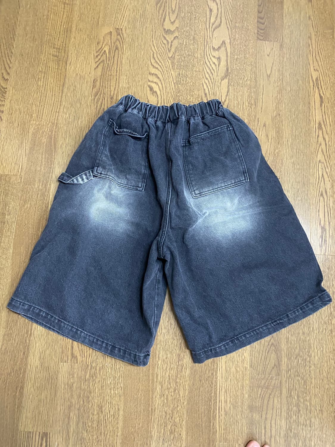 더블니 데님 버뮤다 팬츠 상품이미지5