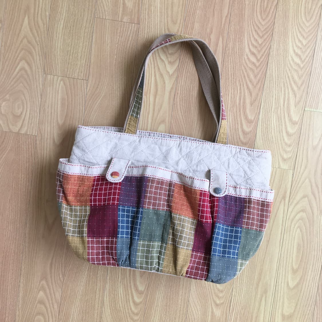 JPN/ 패치워크토트백 패치워크가방 모리걸가방 모리룩가방  상품이미지1