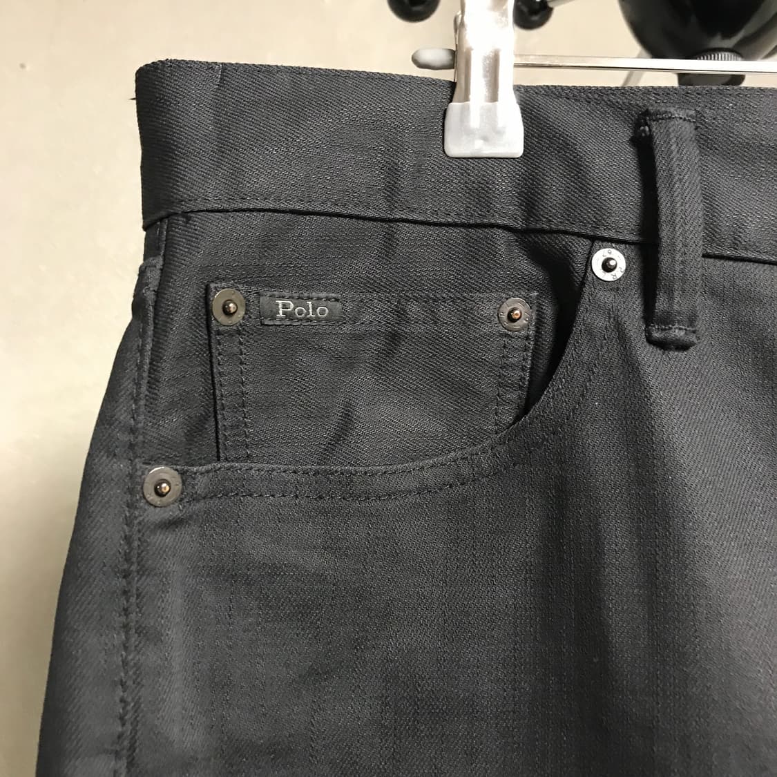 폴로 랄프로렌 코튼 팬츠 블랙 31/32 상품이미지4
